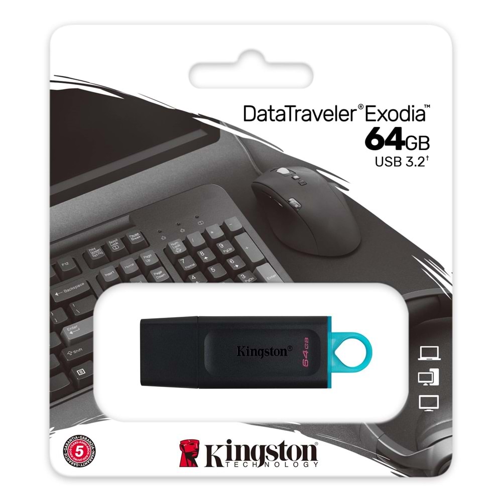 KİNGSTON DTX 64GB GEN1 3.2 USB BELLEK