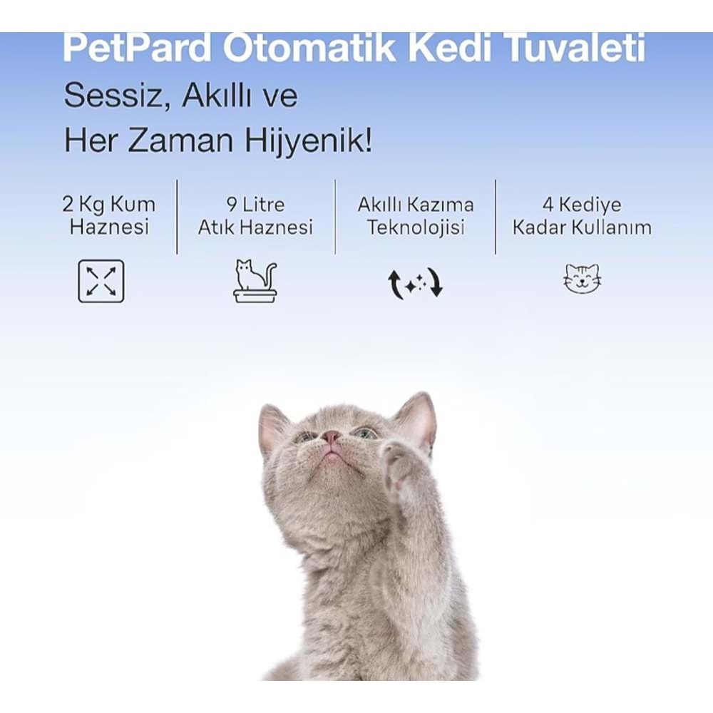 FAKİR PETPART CLB-01 OTOMATİK KEDİ TUVALETİ