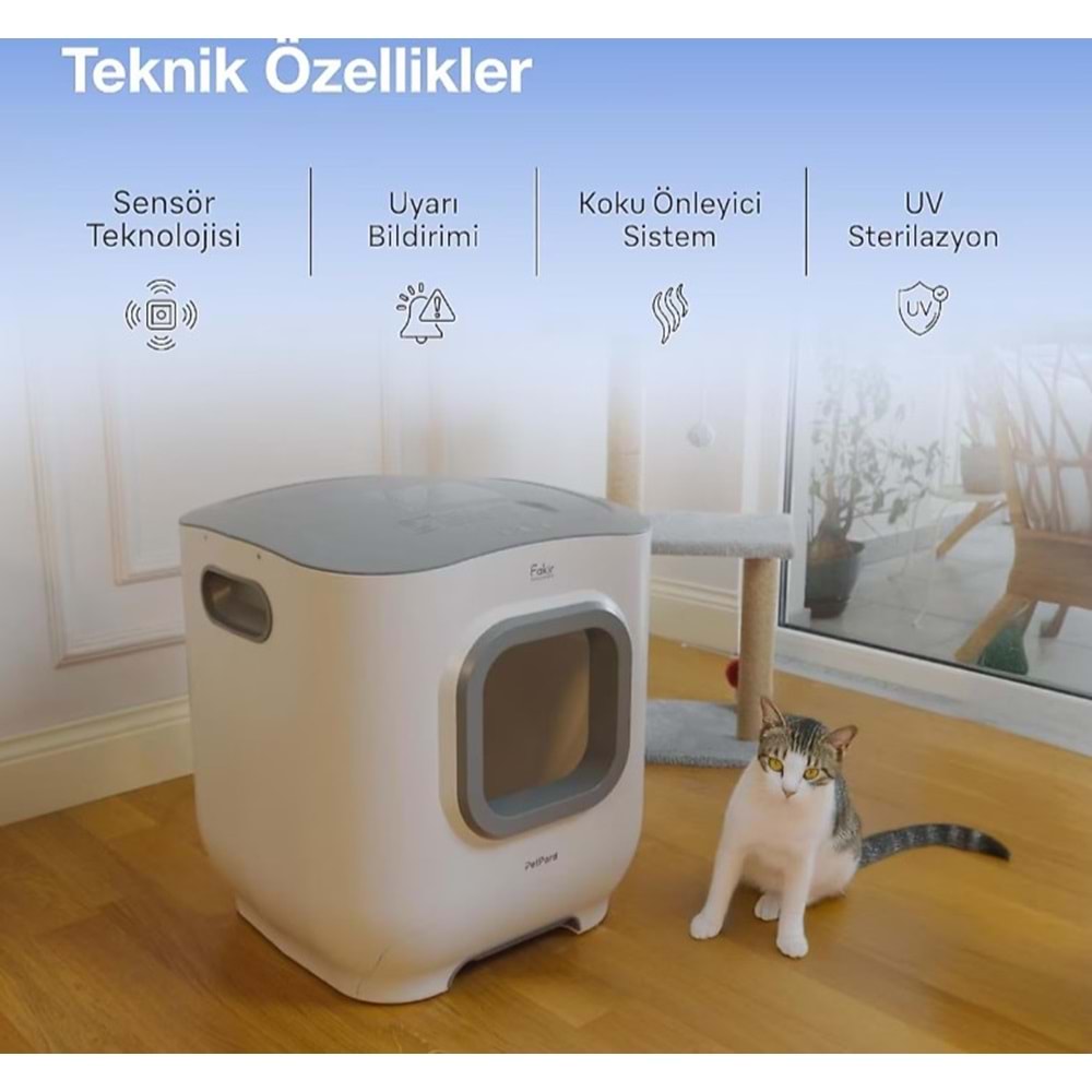 FAKİR PETPART CLB-01 OTOMATİK KEDİ TUVALETİ