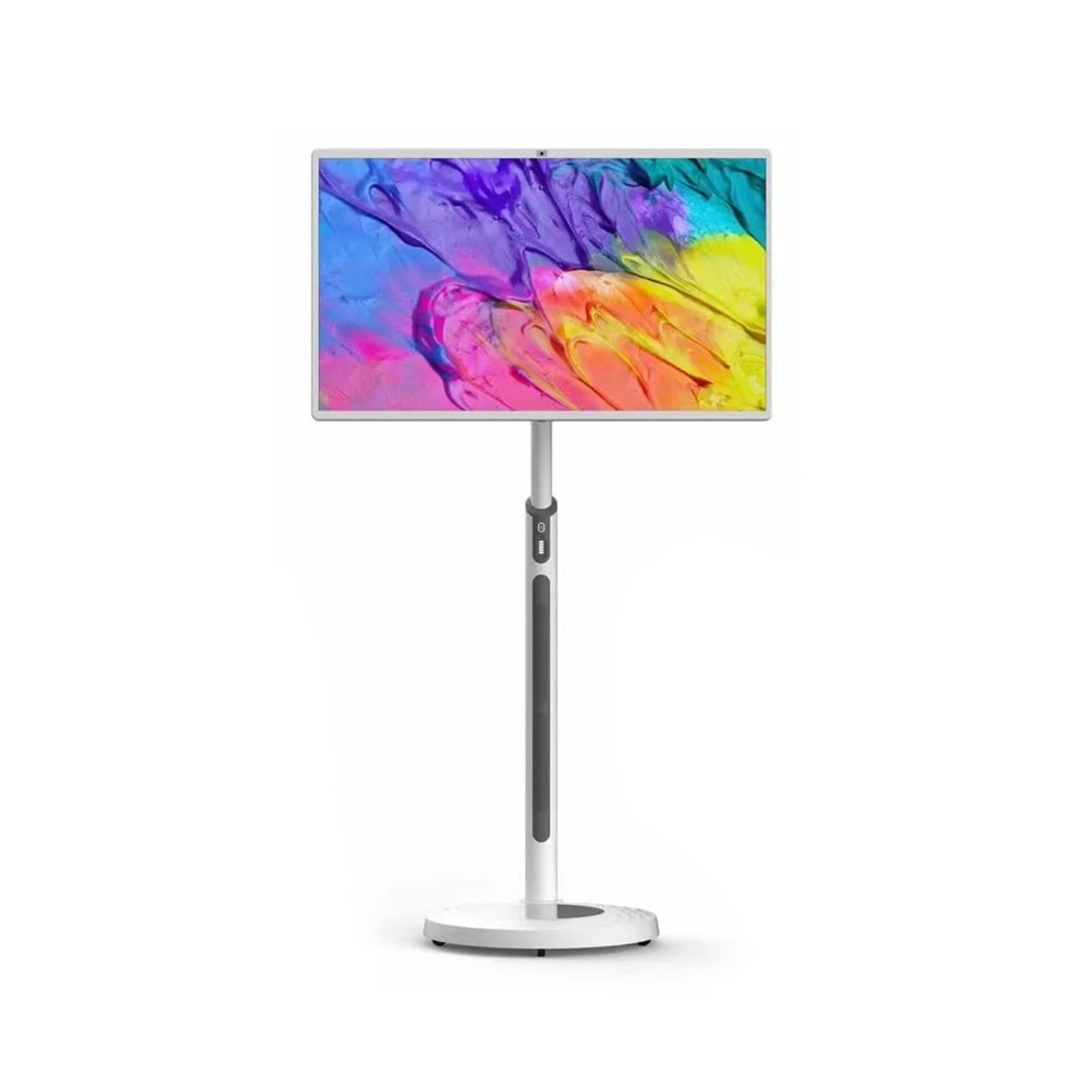 CRONY TX32-1 32 İnç Tekerlekli Taşınabilir Mobil Ekran – Dokunmatik 1080p, Dahili Batarya ve Hoparlör, Bluetooth, USB-C ve HDMI Bağlantı