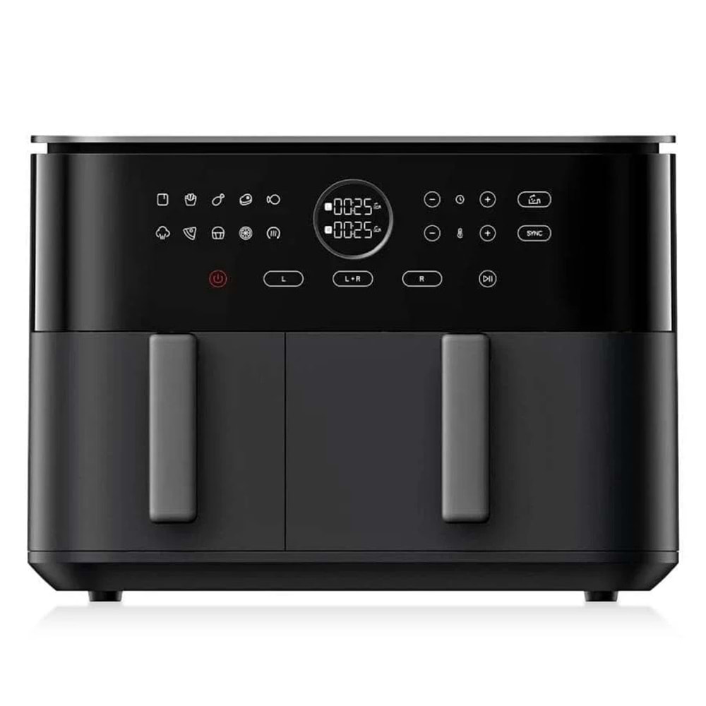 Xiaomi Çift Bölmeli Airfryer 10L Siyah