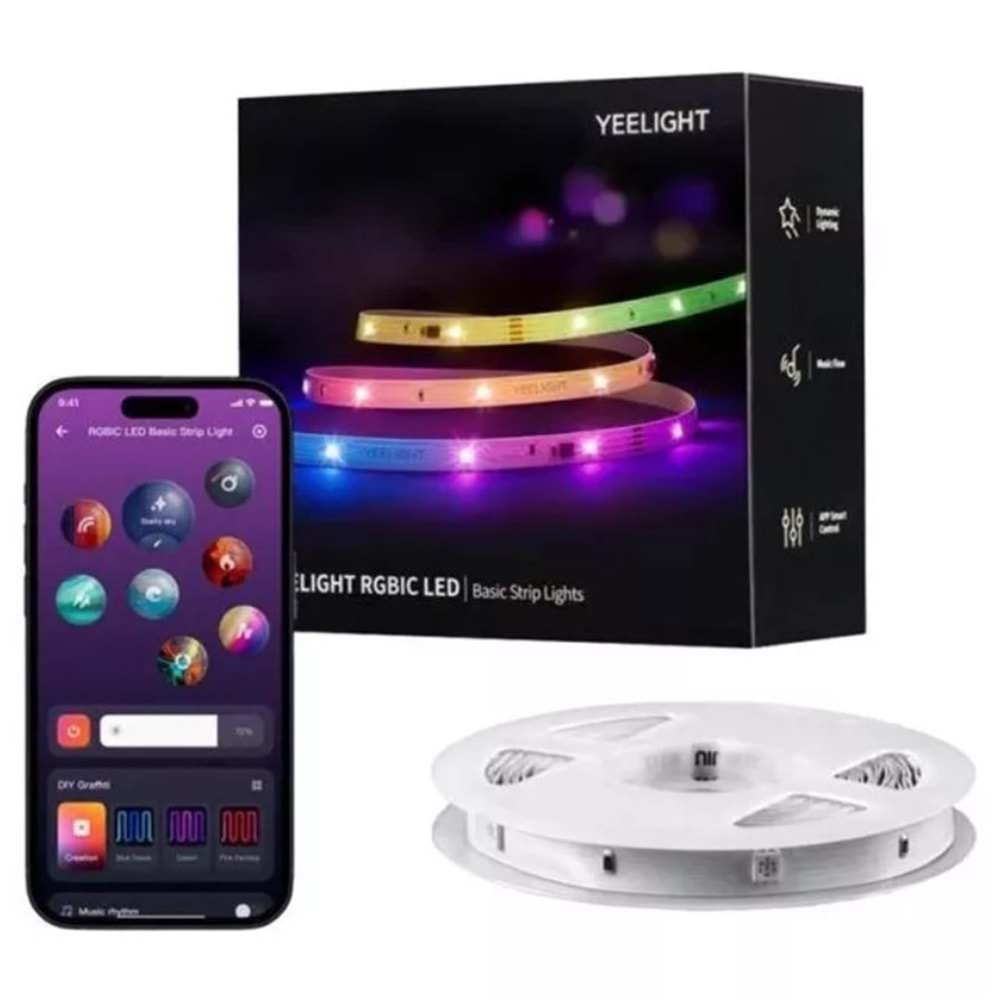 YEELİGHT RGBIC LED BASIC ŞERİT IŞIK 12M