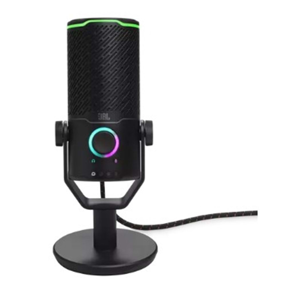 JBL QUANTUM STREAM STUDIO PROFESYONEL USB MİKROFON – 4 KAYIT MODU, DİNAMİK KOMPRESÖR, RGB VU METER, YAYIN, OYUN VE KAYIT İÇİN STÜDYO KALİTESİ SES