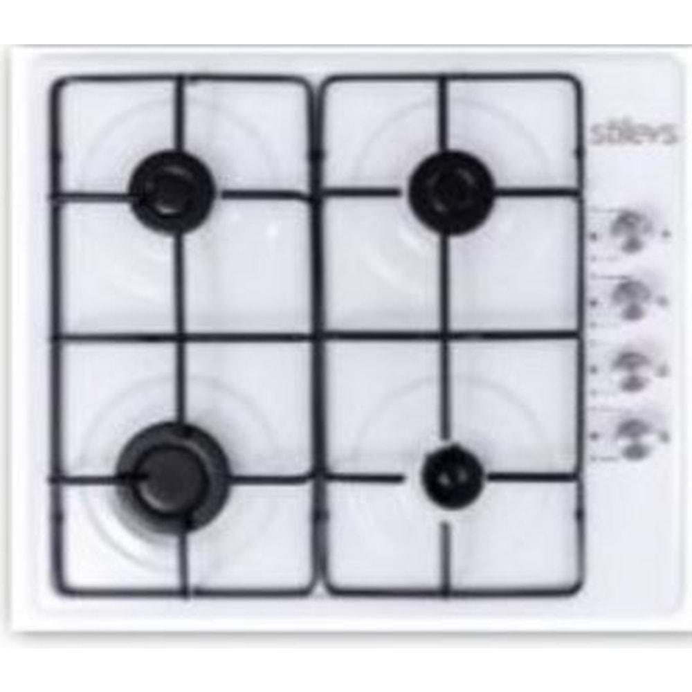 STİLEVS ST-AO-EM640 BEYAZ EMAYE OCAK