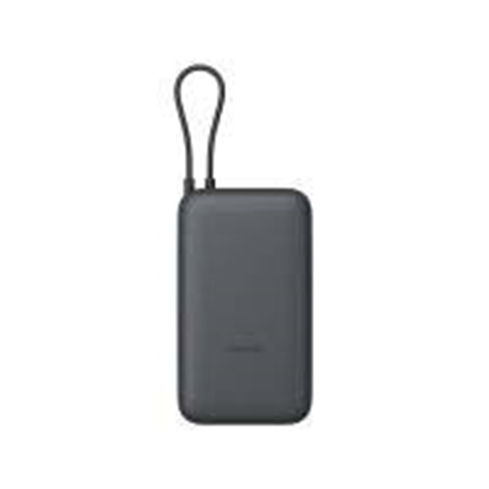 XİAOMİ 20000MAH DAHİLİ KABLOLU POWERBANK KOYU GRİ