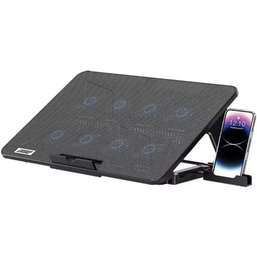 PORODO GAMİNG TELEFON TUTUCULU LAPTOP SOĞUTUCU STAND PDXF5CPBK