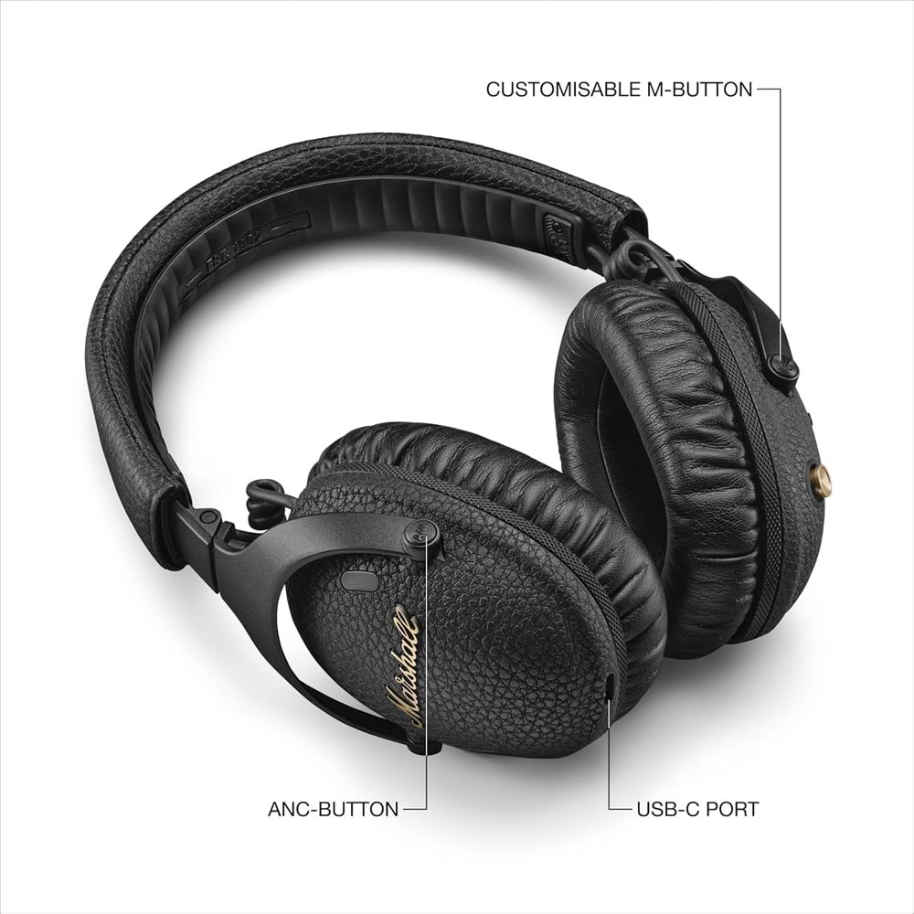 MARSHALL MONITOR III ANC KABLOSUZ BLUETOOTH KULAKLIK SİYAH