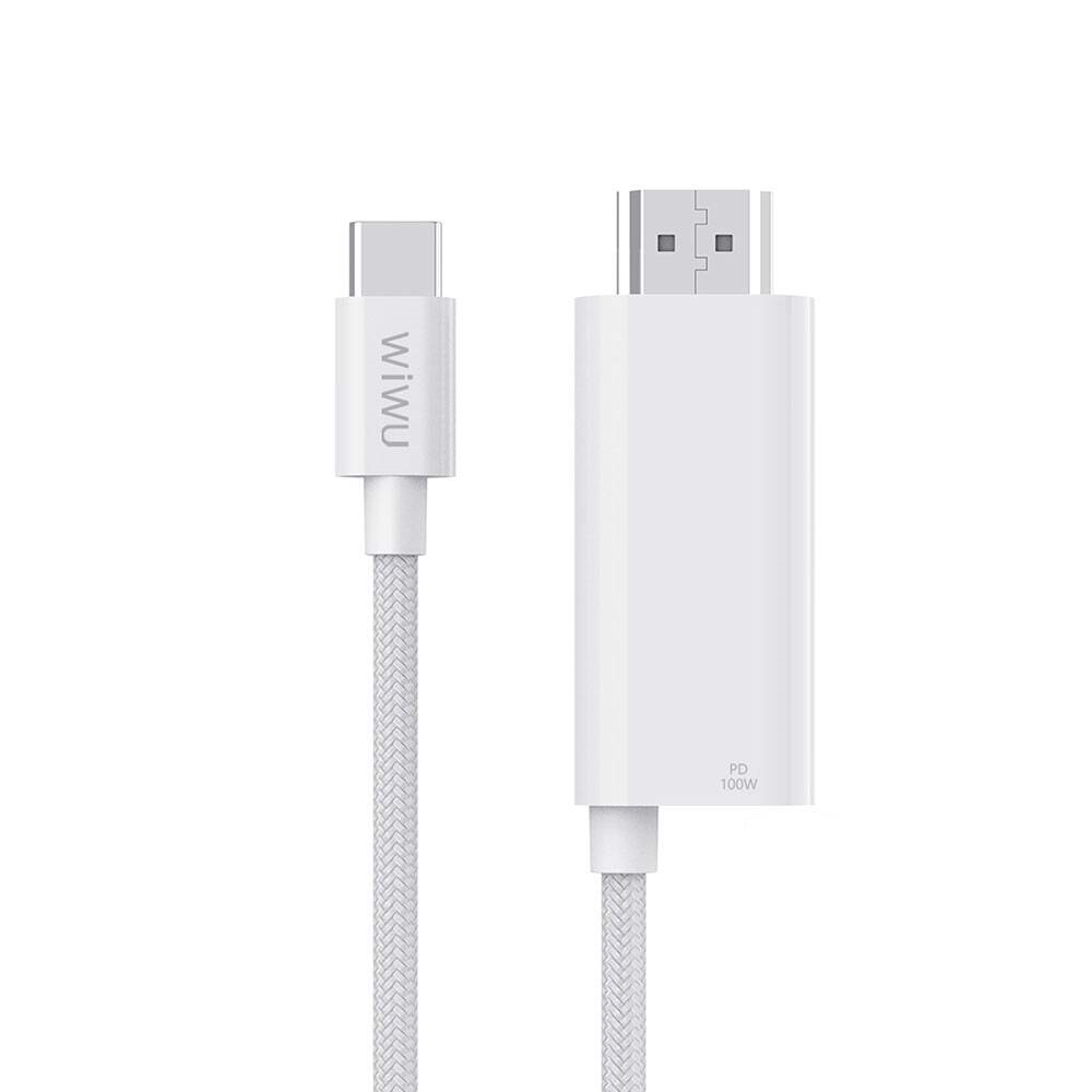 PS001 WİWU TYPE-C TO HDMI PD ŞARJ VE PROJEKSİYON KABLOSU 1.8M