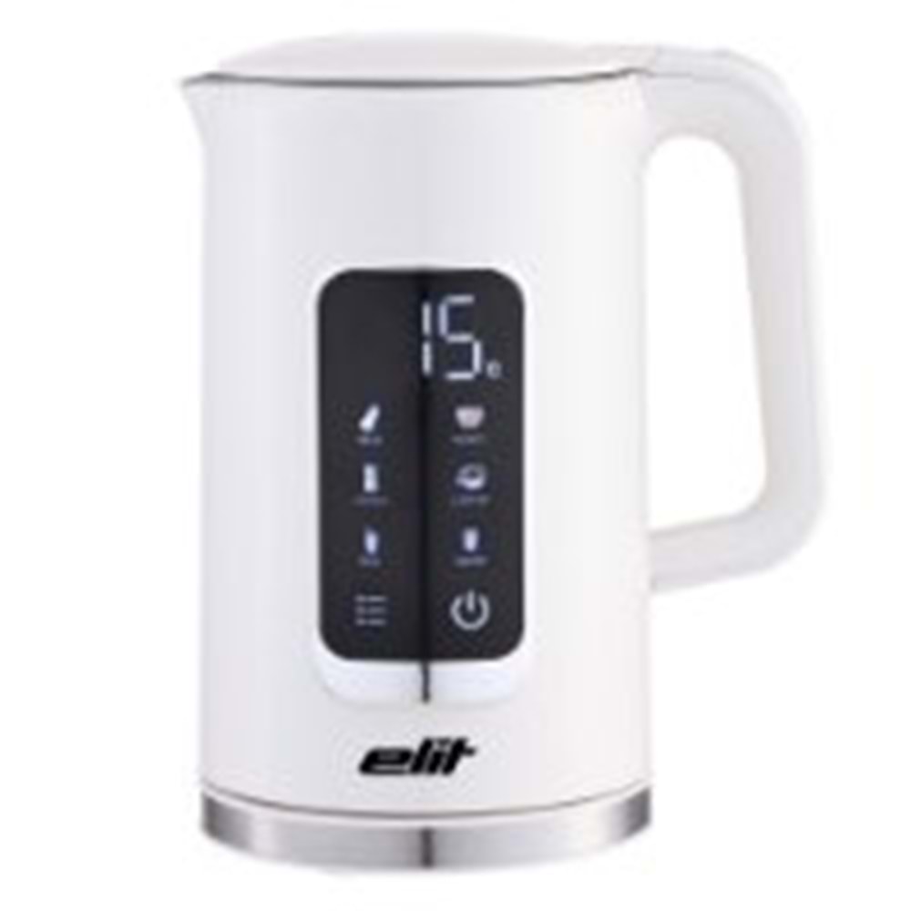 ELİT COOLTOUCH 1.7 L DOKUNMATİK EKRANLI SU ISITICI BEYAZ 2200W 5 KADEMELİ