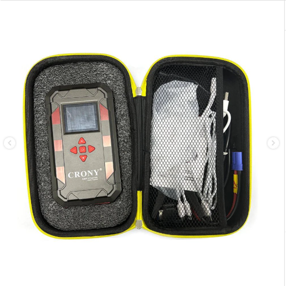 CRONY K16 OBD ARAÇ ARIZA TESPİT CİHAZLI TAKVİYE GÜÇ KAYNAĞI - 4'Ü 1 ARADA TAŞINABİLİR JUMP STARTER VE POWER BANK
