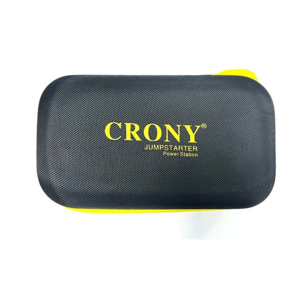 CRONY K16 OBD ARAÇ ARIZA TESPİT CİHAZLI TAKVİYE GÜÇ KAYNAĞI - 4'Ü 1 ARADA TAŞINABİLİR JUMP STARTER VE POWER BANK