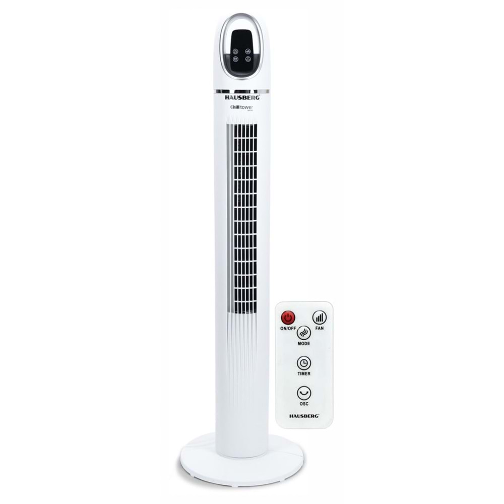 HAUSBERG HB5958 BEYAZ KULE TİPİ FAN