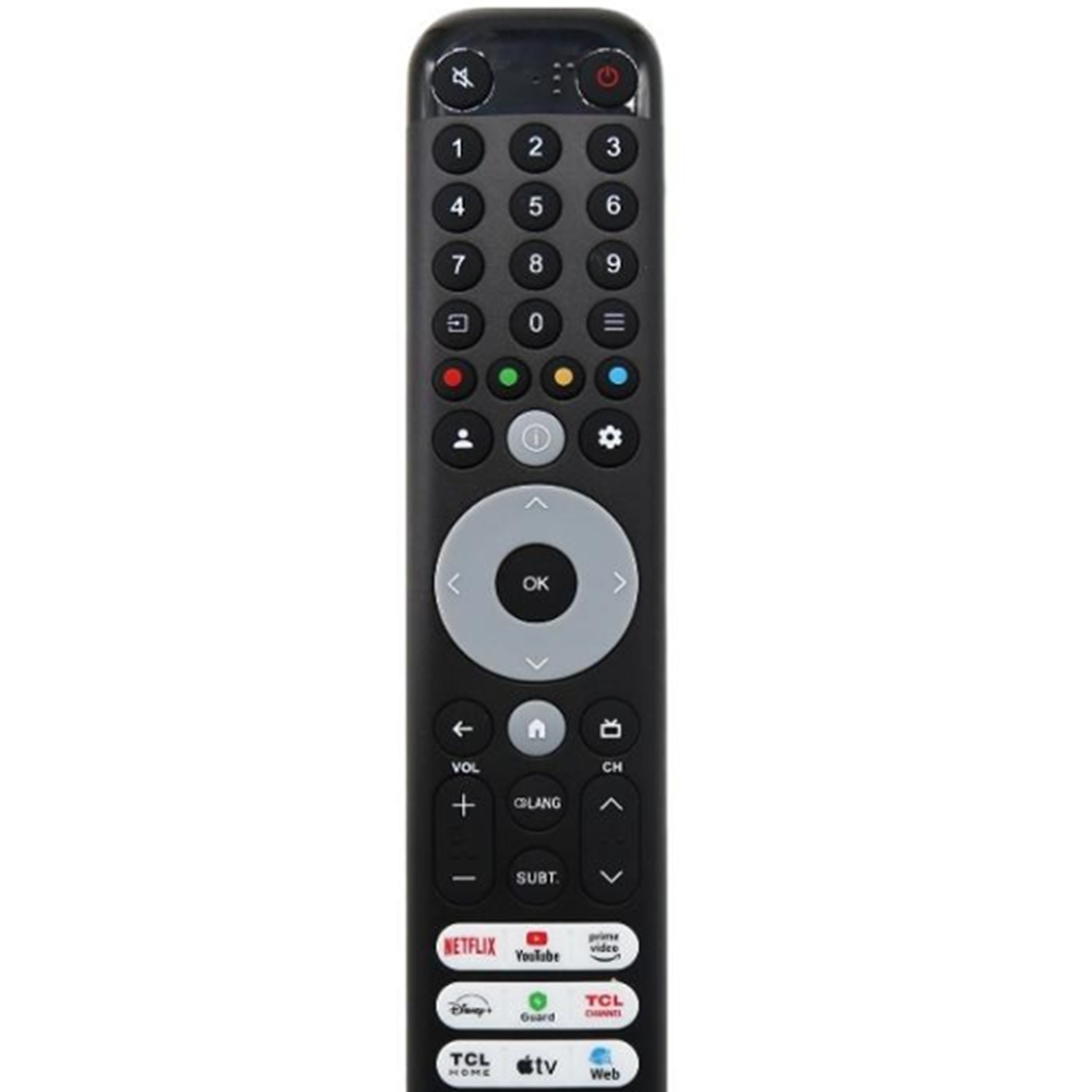 HUAYU RM-L1910E TCL NETFLİX-YOUTUBE TUŞLU UNİVERSAL TV KUMANDASI KK9794