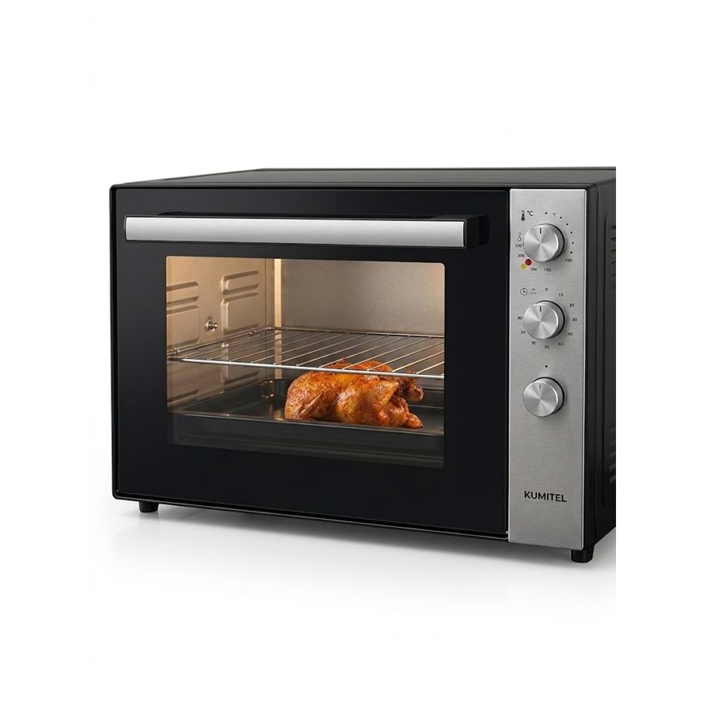 KUMTEL LX-9325 70 LİTRE MİNİ FIRIN SİYAH