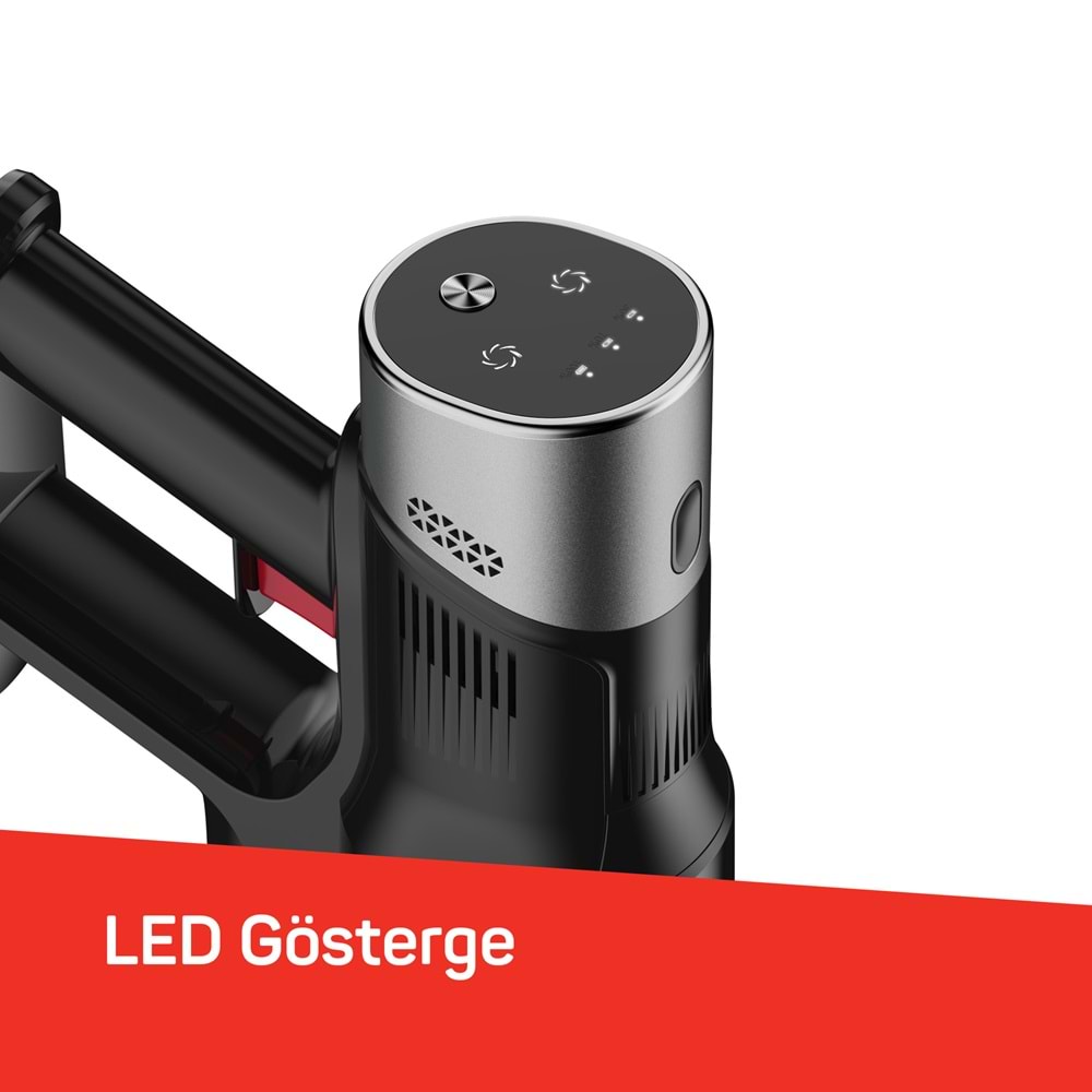 ARZUM AR4211 MAGICLEAN FLEXBİN ŞARJLI DİKEY SÜPÜRGE