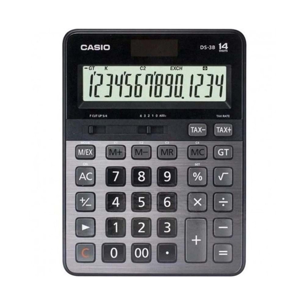 CASIO DS-3B PROFESYONEL MASAÜSTÜ HESAP MAKİNESİ 14 HANELİ