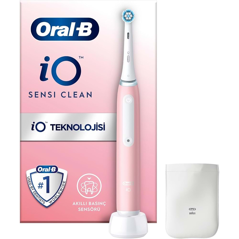 ORAL-B IO ŞARJLI DİŞ FIRÇASI SENSİ CLEAN, PEMBE
