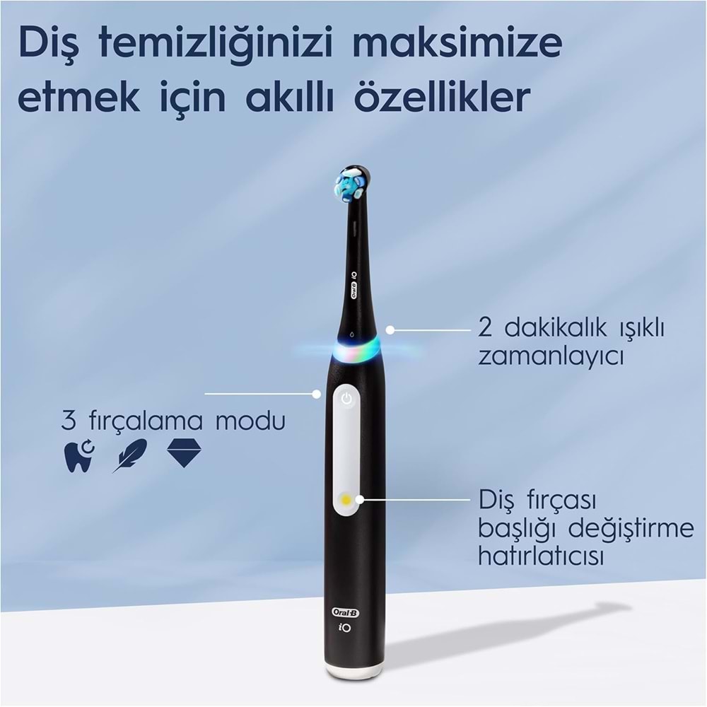ORAL-B IO ŞARJLI DİŞ FIRÇASI SENSİ CLEAN, SİYAH
