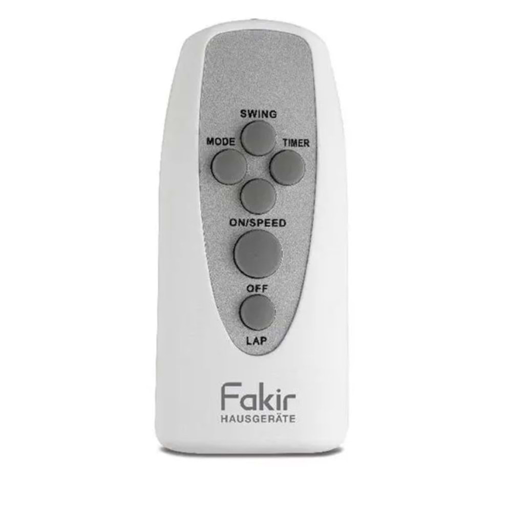 FAKİR SV50D9 UZAKTAN KUMANDALI AYAKLI VANTİLATÖR - 60W GÜÇLÜ MOTOR - 3 KADEMELİ HIZ AYARI - BEYAZ