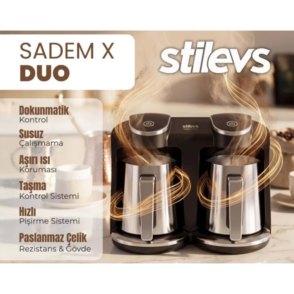 SADEM X DUO ÇİFTLİ TÜRK KAHVESİ MAKİNESİ