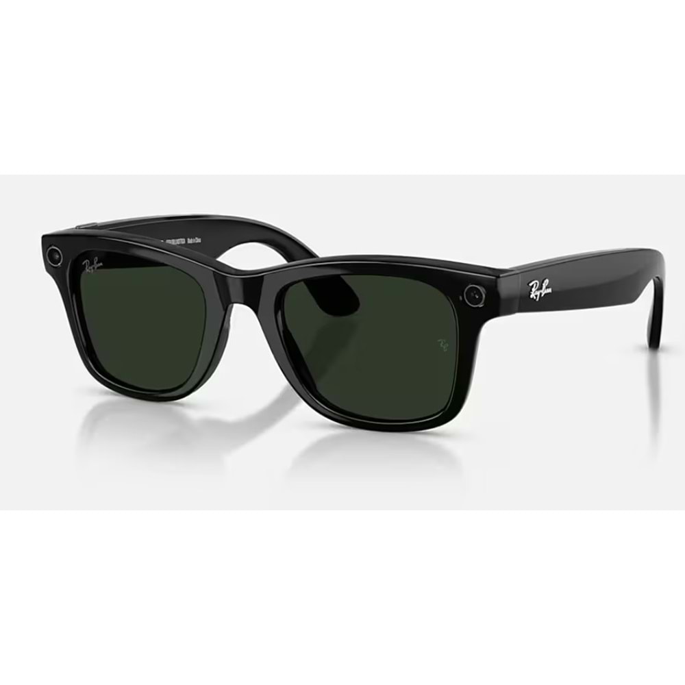 RAYBAN META WAYFARER GEN 2 AKILLI GÖZLÜK F SHİNY BLACK - L CLEAR/GRAPHİTE GREEN TRANSİTİONS RW4012 50MM