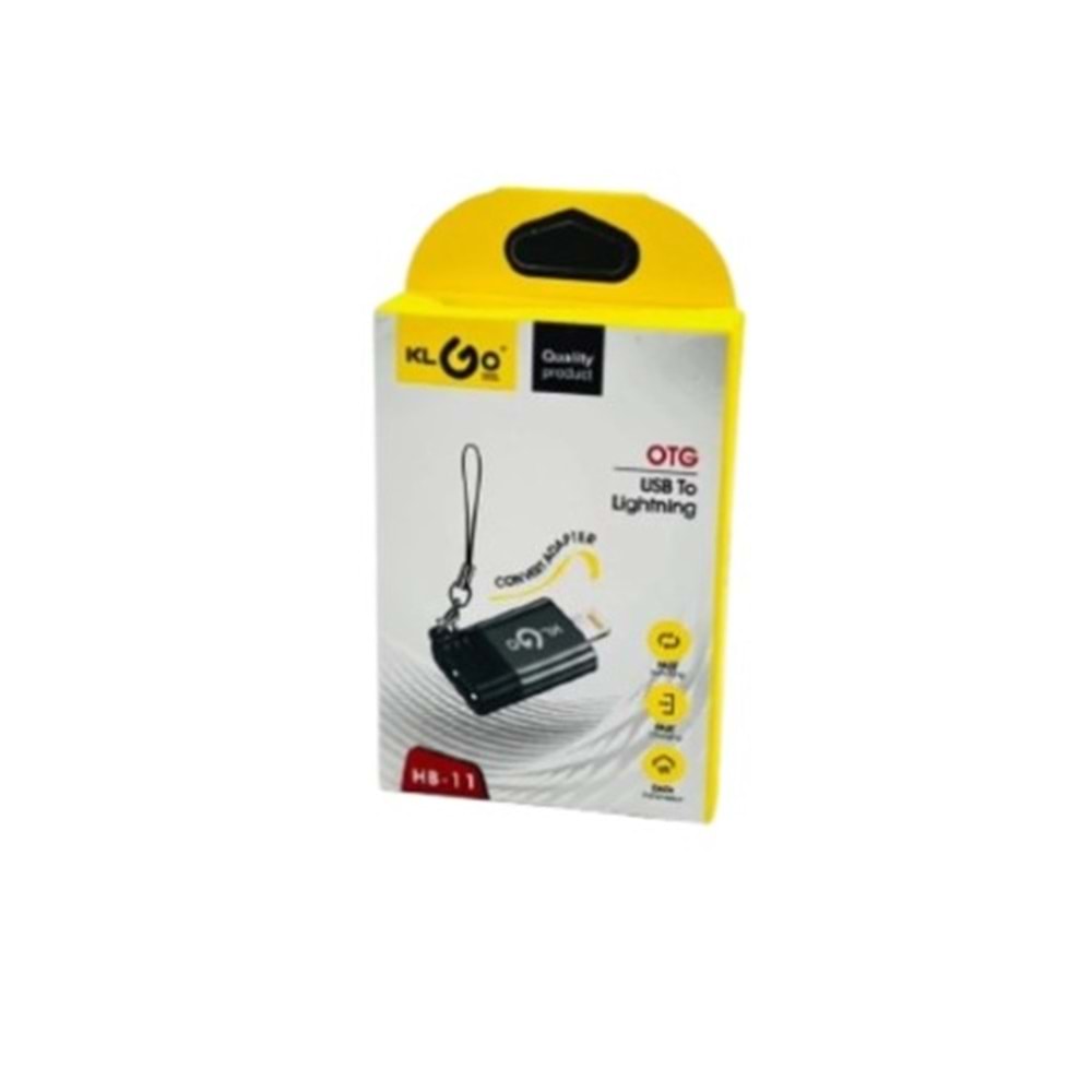 KLGO HB-11 OTG USB TO LIGHTNING DÖNÜŞTÜRÜCÜ