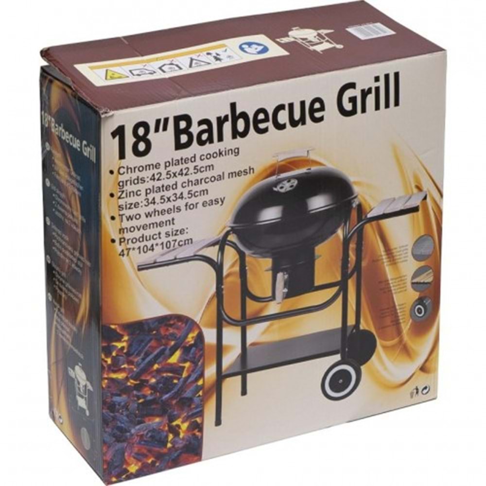 MANGAL BARBEKÜ YUVARLAK 18 İNÇ