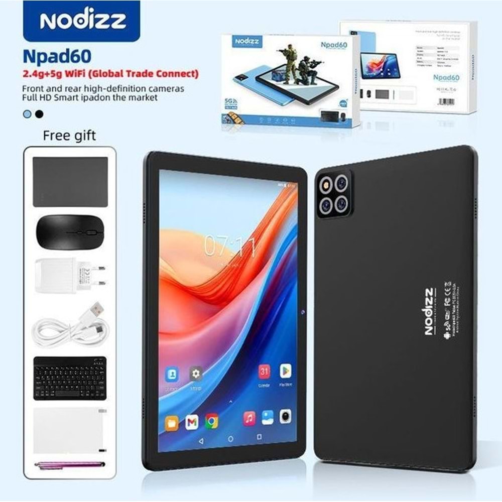 NODIZZ NPAD60 TABLET 12GB/512GB BLACK