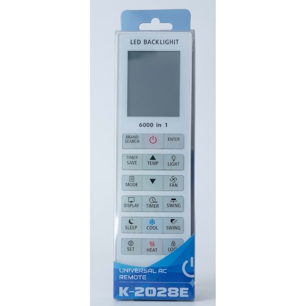 ÜNİVERSAL KLİMA KUMANDASI K-2028E