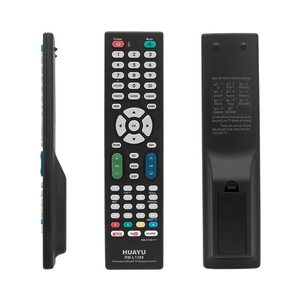 UNİVERSAL SMART TV KUMANDASI RM-014S