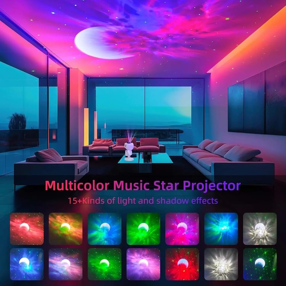 COVERZONE MXS-003 ASTRONOT YILDIZ PROJEKTÖRÜ