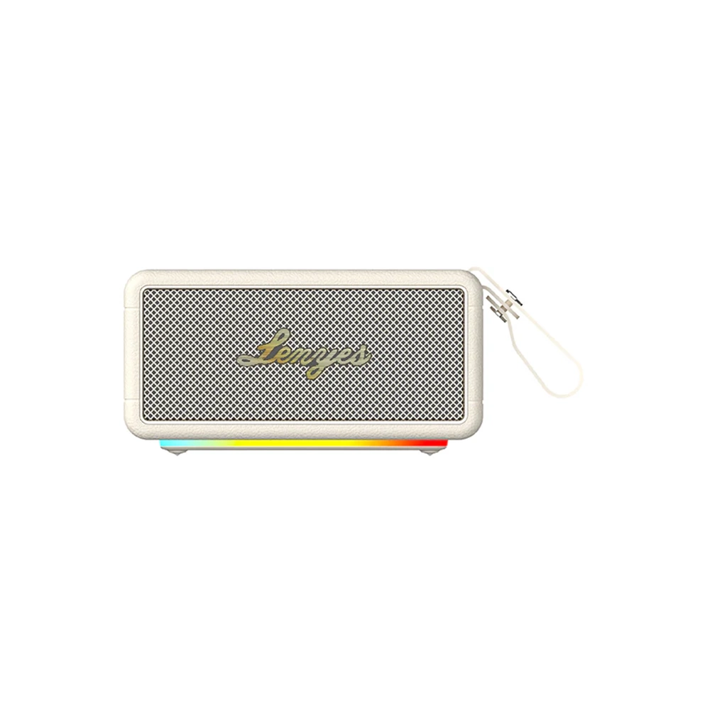 LENYES S875 ELEGANCE SERİSİ RGB IŞIKLI TWS BLUETOOTH HOPARLÖR BEYAZ