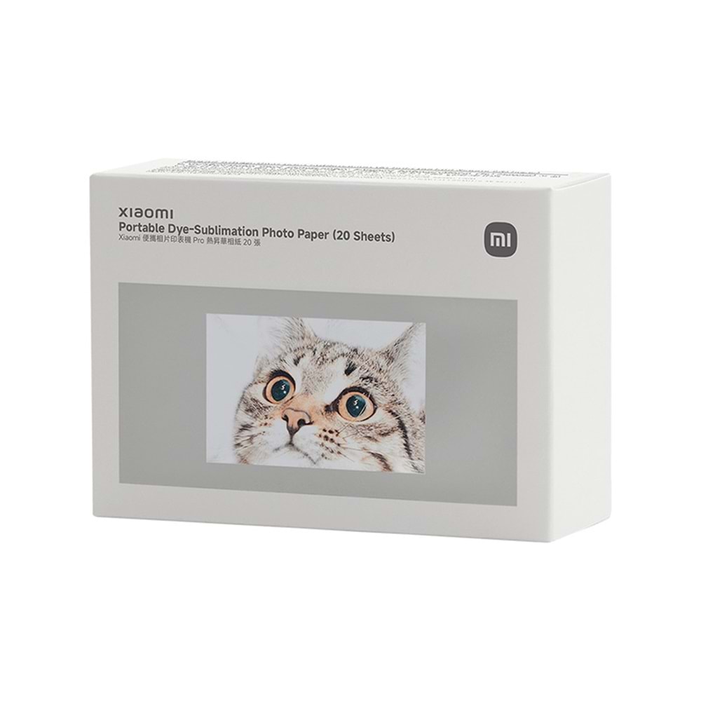 XIAOMI PORTABLE DYE-SUBLIMATION PHOTO PAPER (20 SHEETS)