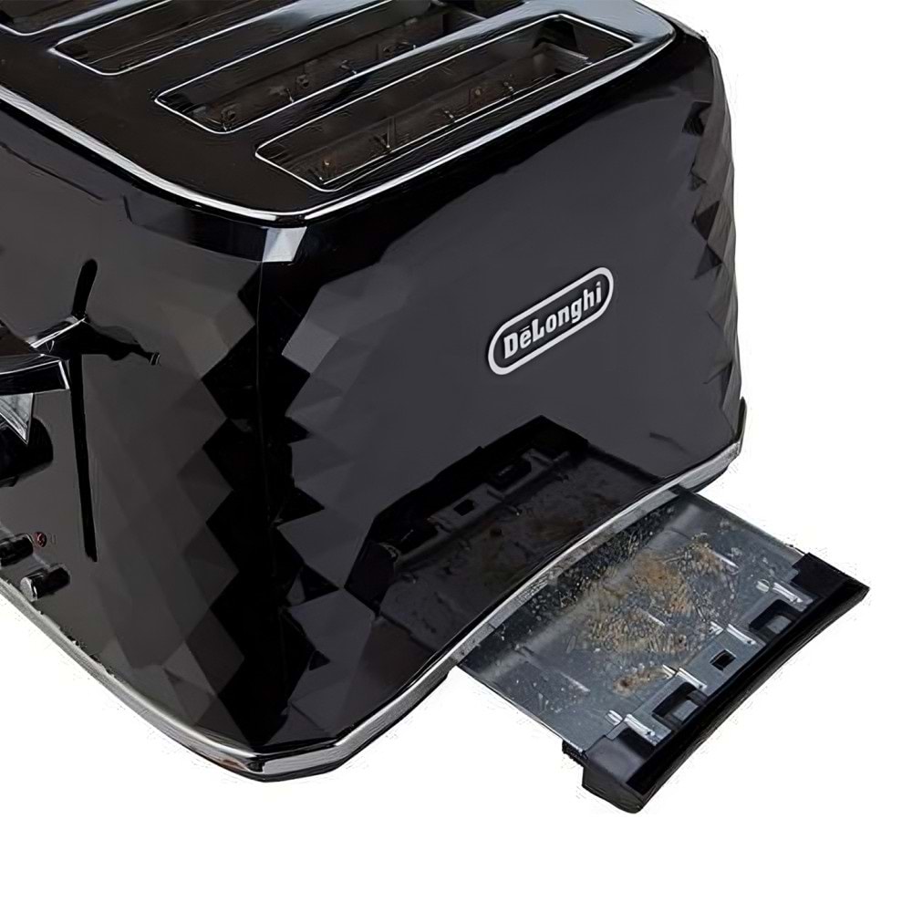 DELONGHI CTJ4003BK BRILLANTE EKMEK KIZARTMA MAKİNESİ 4 DİLİMLİ - SİYAH