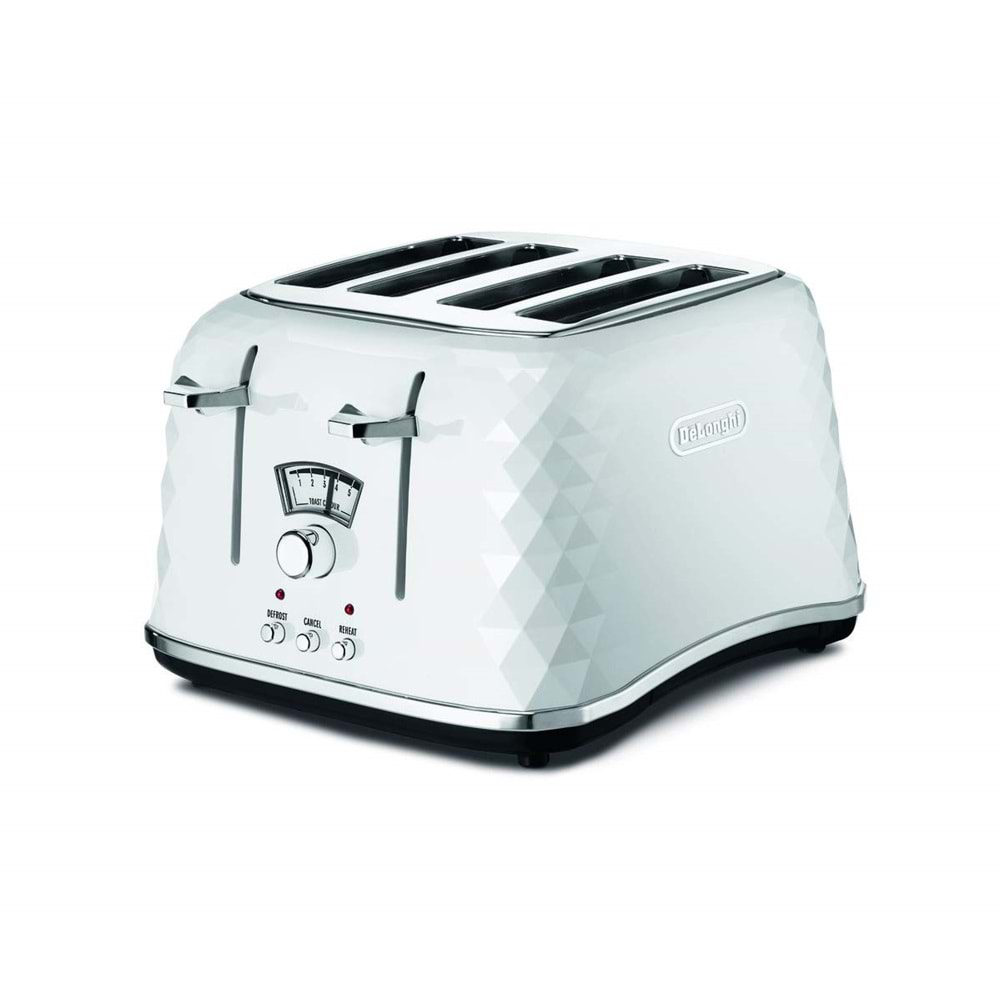 DELONGHI BRILLANTE 4 DİLİMLİ EKMEK KIZARTMA MAKİNESİ - BEYAZ CTJ4003W