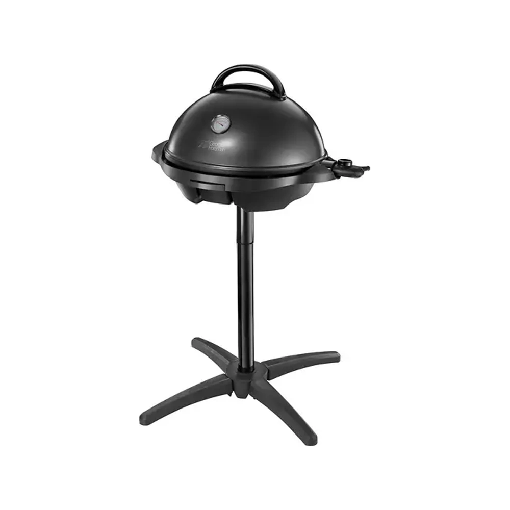 GEORGE FOREMAN 22460 BÜYÜK BOY AYAKLI ELEKTRİKLİ EV VE BAHÇE IZGARASI - SİYAH