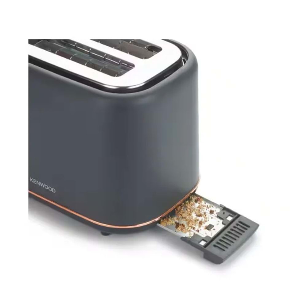 KENWOOD TCP05.C0DG ABBEY LUX 2 DİLİMLİ EKMEK KIZARTMA MAKİNESİ - KOYU GRİ