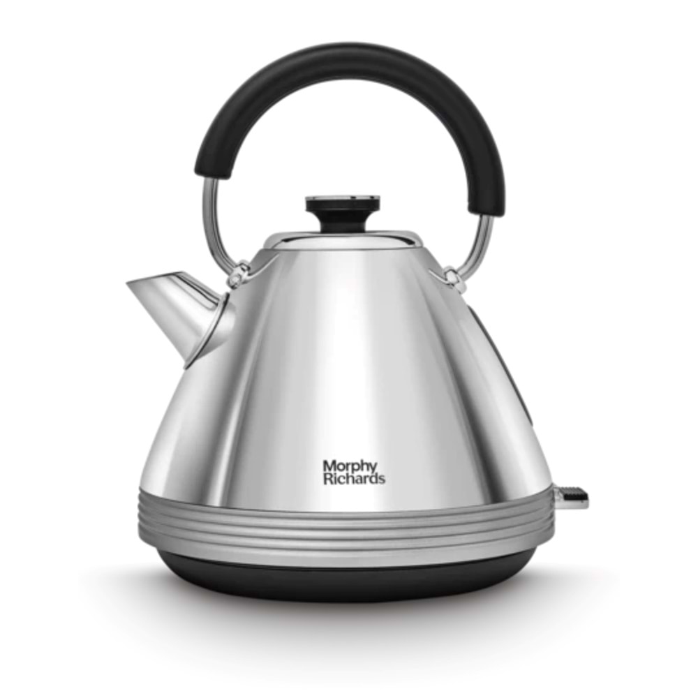 MORPHY RICHARDS 100333 VENTURE RETRO 1.5L PİRAMİT KETTLE - GÜMÜŞ