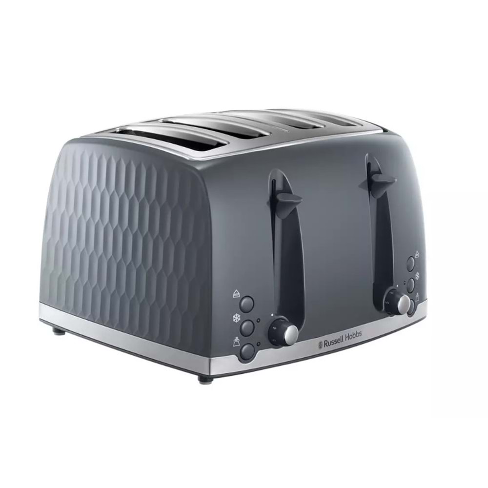 RUSSELL HOBBS 26073 HONEYCOMB 4 DİLİMLİ EKMEK KIZARTMA MAKİNESİ - GRİ