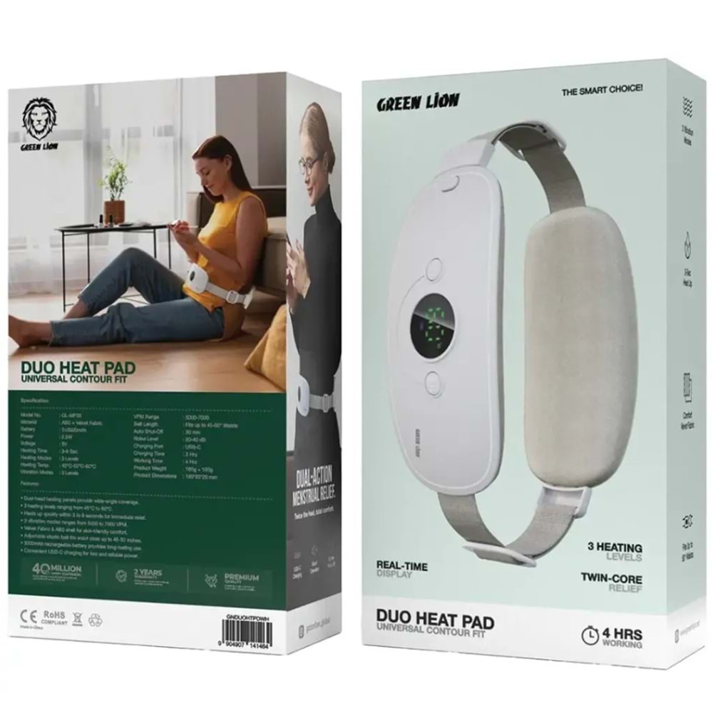 Green Lion Duo Isıtıcı Ped - Beyaz GNDUOHTPDWH