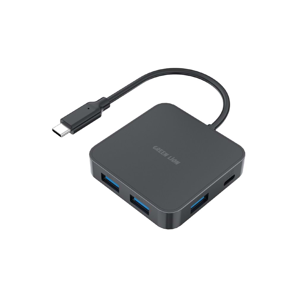 Green Lion GHB-7 7'li USB-C Hub Çoklayıcı - Siyah GNGHUB7N1BK