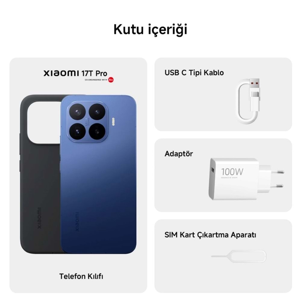 XİAOMİ 17T PRO 12/512 GB DEEP BLUE