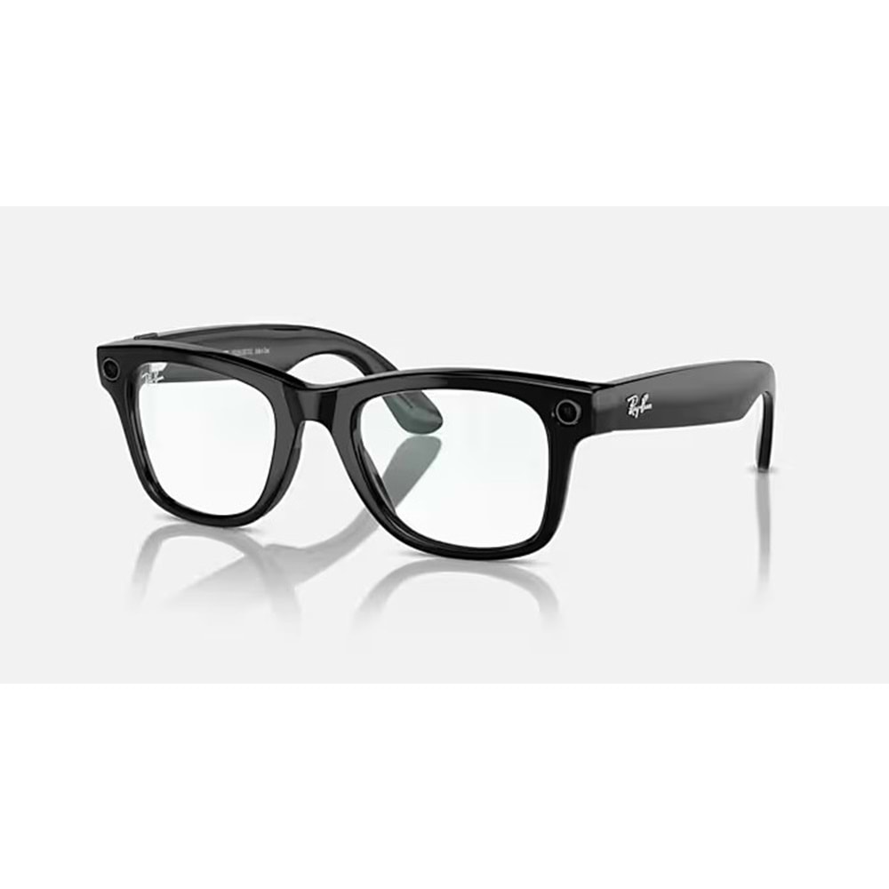 RAYBAN META WAYFARER AKILLI GÖZLÜK F SHİNY BLACK/L CLEAR RW4006 50MM