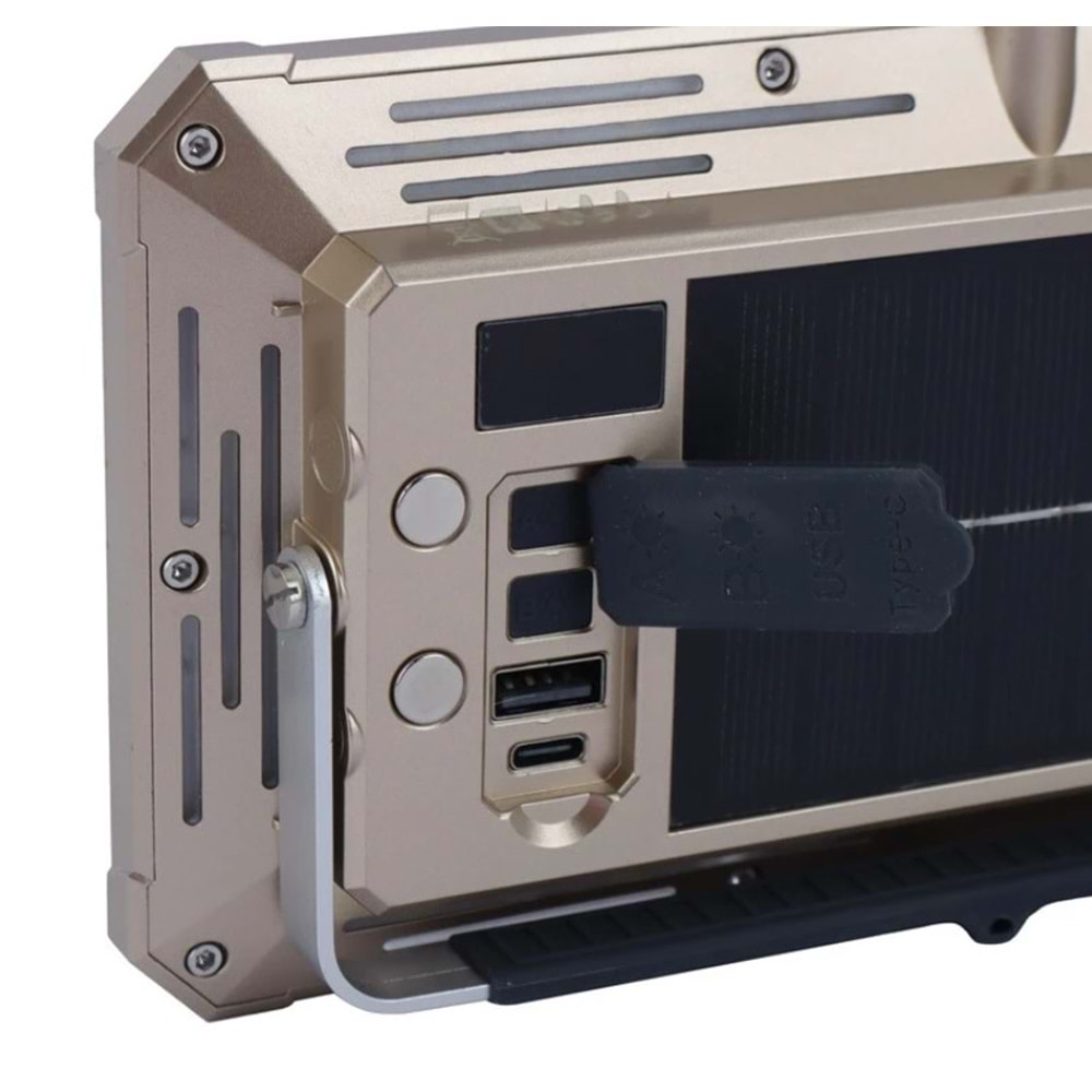 NEWVEW NV-S10 100W 10000MAH ŞARJ EDİLEBİLİR SOLAR LED AYDINLATMA