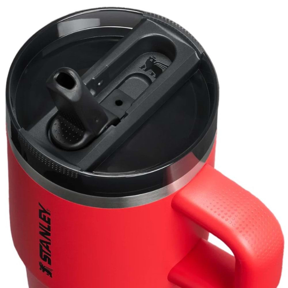 STANLEY THE QUENCHER PROTOUR FLİP STRAW TUMBLER 0.59L / 20OZ - CHİLİ BLACK