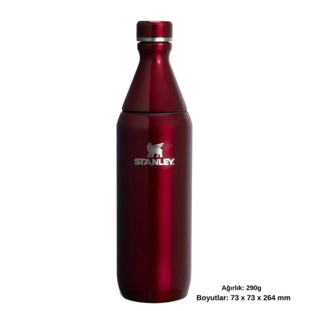 STANLEY THE ALL DAY SLİM BOTTLE 0.59L / 20OZ - GARNET SHİNE
