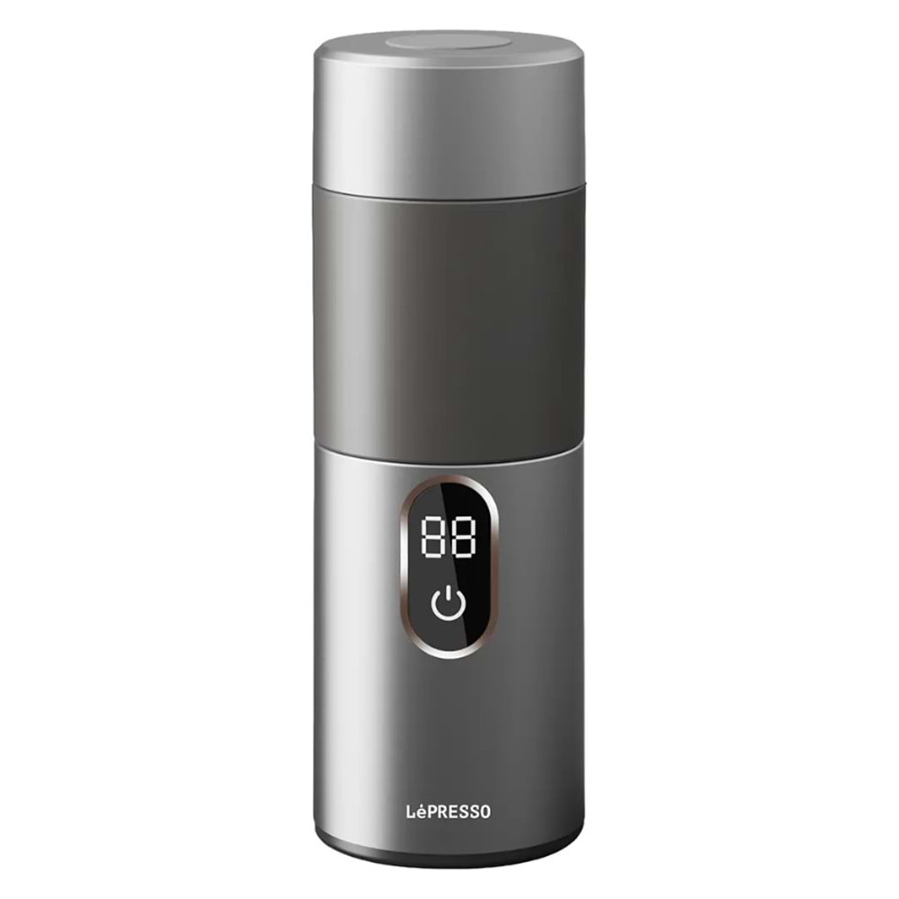 LEPRESSO MOKARISE ELEKTRİKLİ MOKA POT OTO VE EV APARATLI GÜMÜŞ - LPCFFMR0041SL