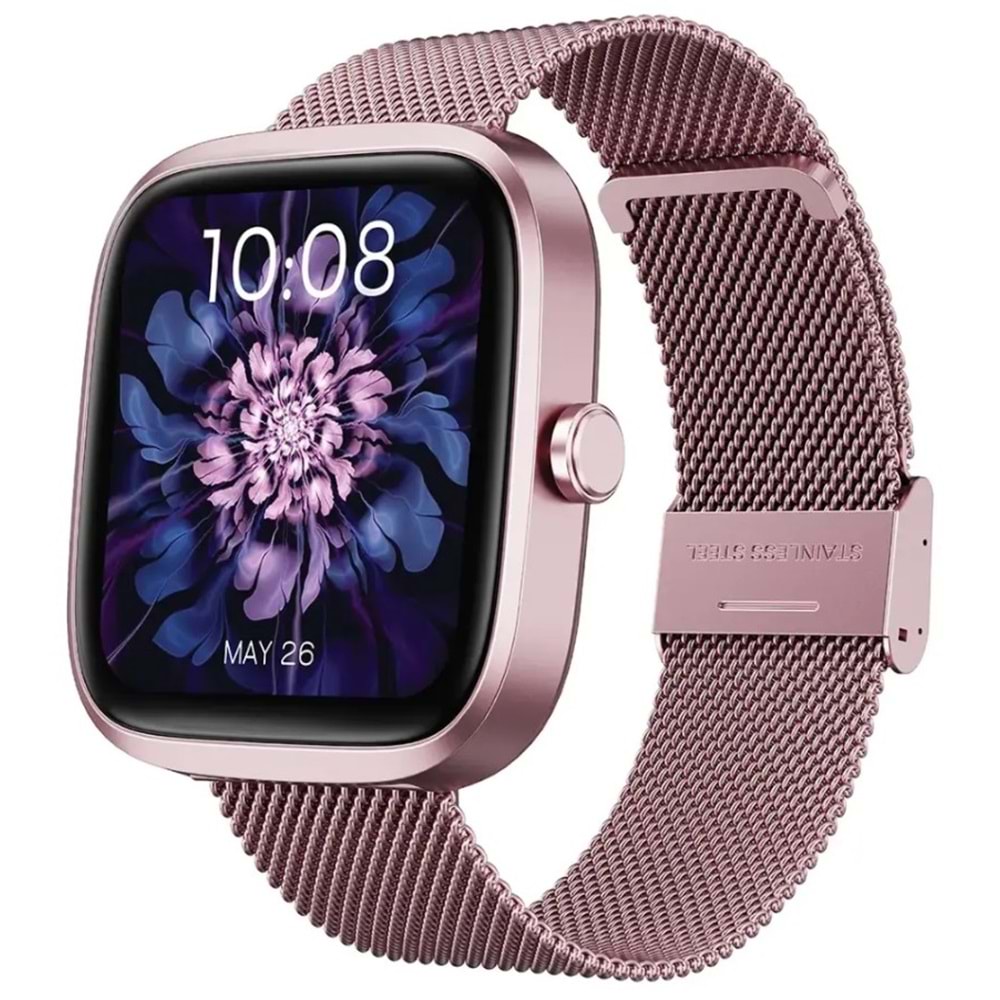 PORODO SKWER 1.72 HD AKILLI SAAT PEMBE - PDSWT71PK