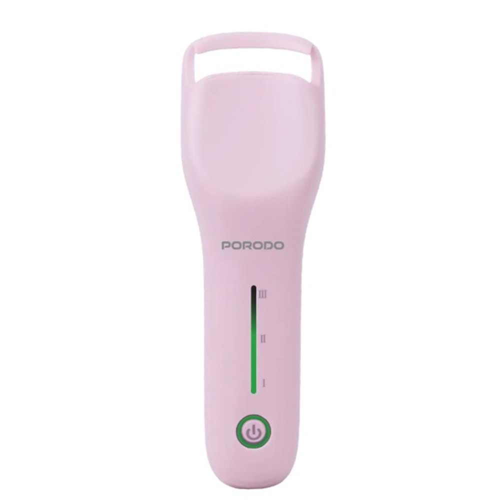 PORODO ŞARJLI ISITMALI KİRPİK KIVIRICI PEMBE - PDLFSTECK01PK