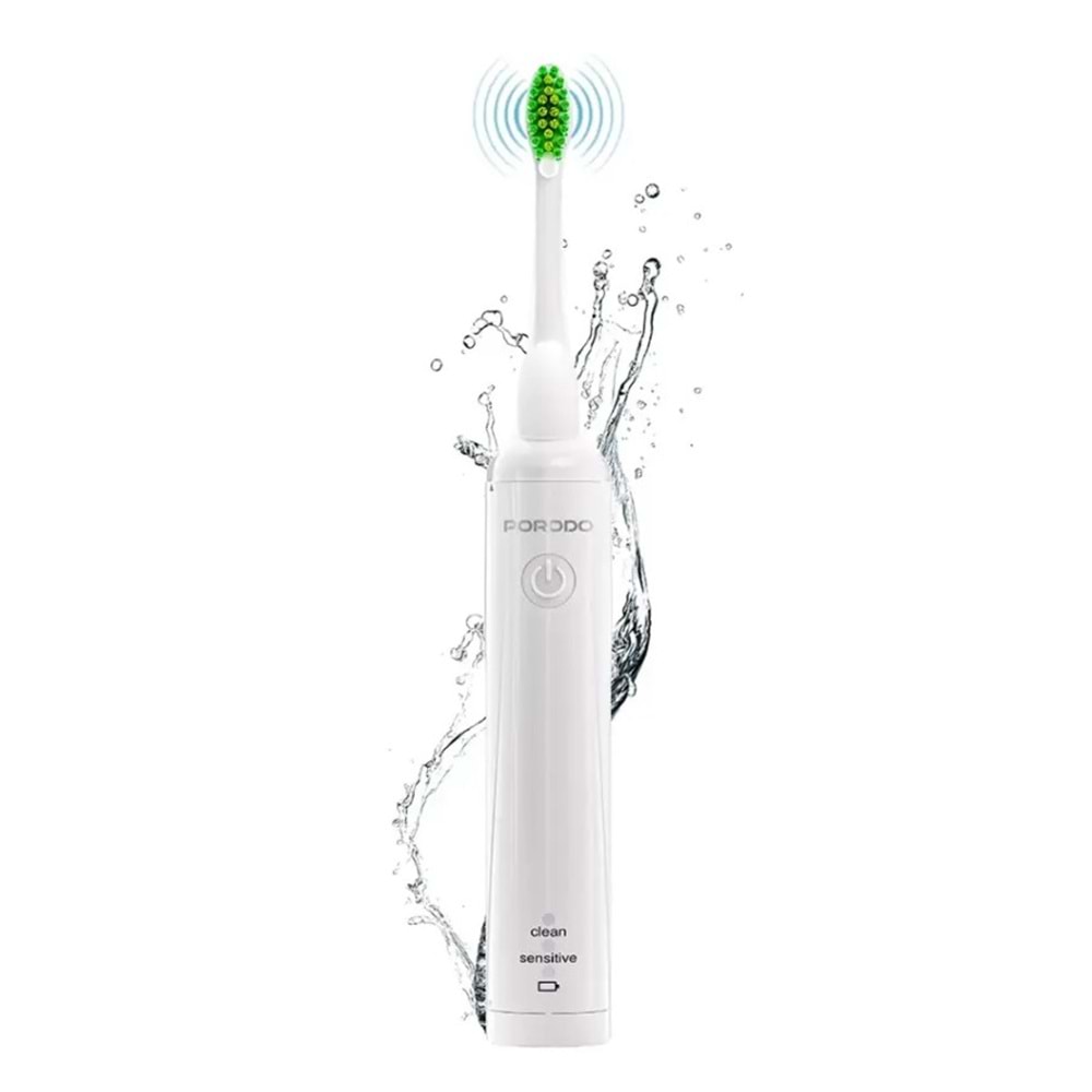 PORODO IPX7 SU GEÇİRMEZ ŞARJLI DİŞ FIRÇASI BEYAZ - PDLFST210WH